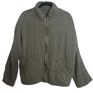 Free People Light Green Dolman Quilted Knit Jacket Small
